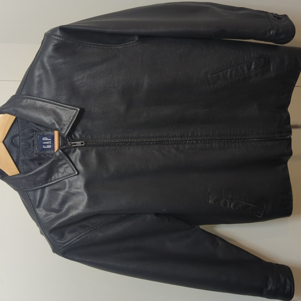 Gap Boys XL Genuine Leather Jacket